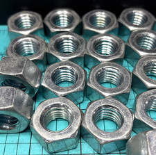 50- 9/16-12 Heavy Hex Nuts 2 Steel Zinc Plated, 2 Boxes Of 25, 56CNHHZ, Wayne Co