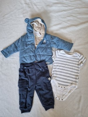 Rabbit & Bear Süßes Kombiset Baby Jungen Größe 3-6 Monate (62-68) Neuwertig