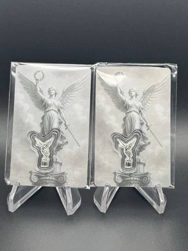 Lot Of 2 2026 Mexico Libertad Tribute 1 Gram .999 Silver Art Medal 5,000 Mintage