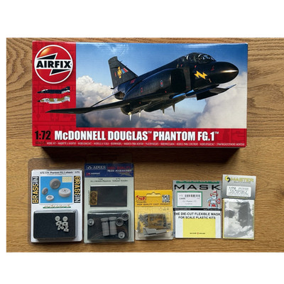 Airfix Phantom FG.1 A06019 1/72 + Zubehör (NP 90 ) no Eduard, Revell, Hasegawa
