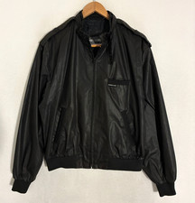 Vtg Members Only Jacket Men Size 44 Full Zip Racer Bomber Windbreaker Moto Retro