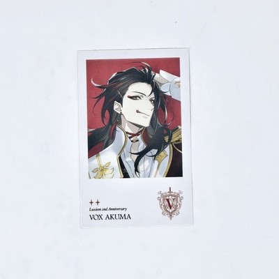 Vox Akuma Luxiem 2nd Anniversary Snapshot Card SIGNED Nijisanji EN Vtuber LAM