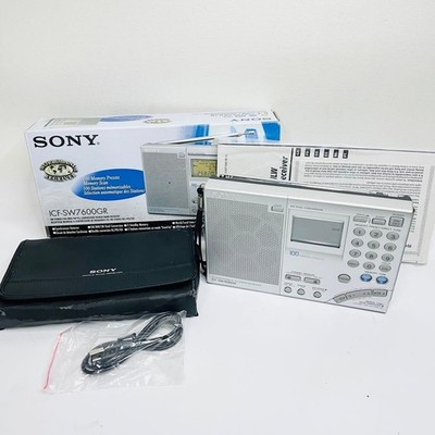 Sony ICF-SW7600GR AM/FM Kurzwellenradio tragbar Japan gebraucht