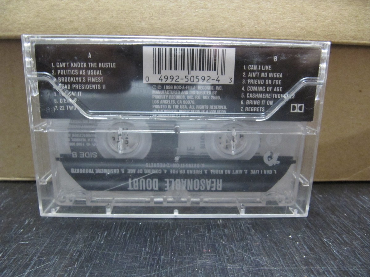 Reasonable Doubt [PA] by Jay-Z (Cassette, Jun-1996, Roc-A-Fella