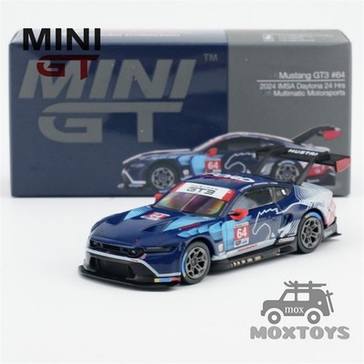 MINI GT 1:64 Mustang GT3 #64 Ford Multimatic Motorsports 2024 Car