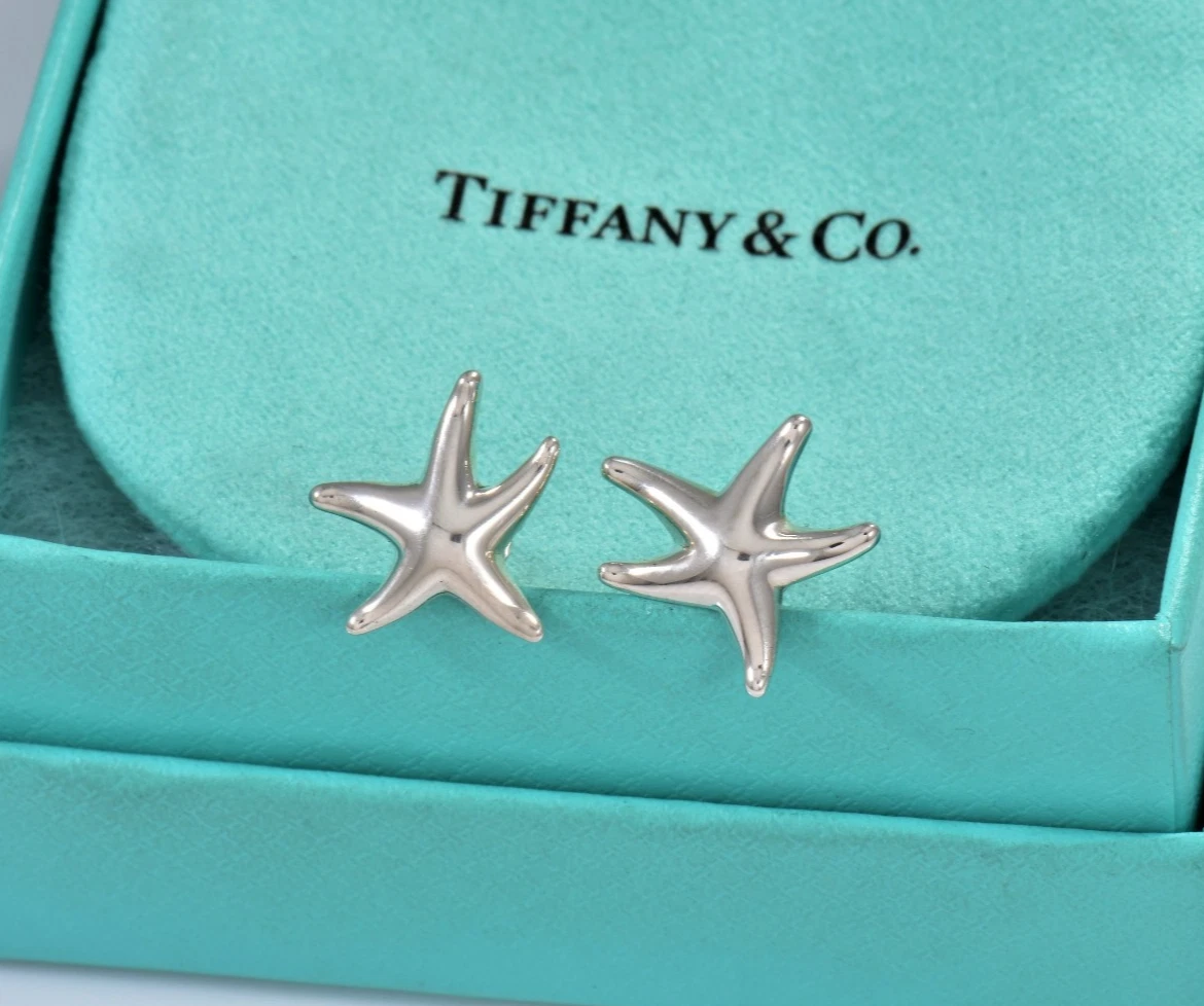 Tiffany & Co. Peretti スターフィッシュ 両耳用ピアス TIFFANY&Co