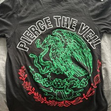 90s Pierce The Veil band basic black Unisex T shirt gift tee Retro style