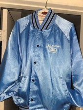 Vintage Spuds Mackenzie Bud Light Satin Jacket Size XL Anheuser Busch 80s Promo