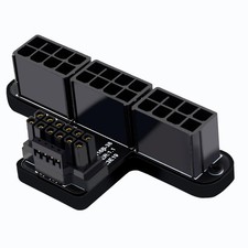 ATX 3.0 12VHPWR 16Pin 12 4p to 3X 8-Pin PCIe 5.0 Graphics Card Power Adapte...