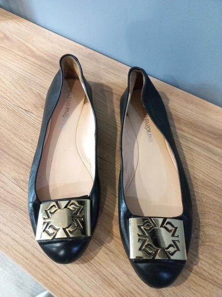 Women Carlo Pazolini Heels Black Leather 35 #10TO