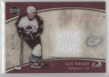 2005-06 Upper Deck Ice Frozen Fabrics PETG 32/100 Alex Tanguay #AT 1o3