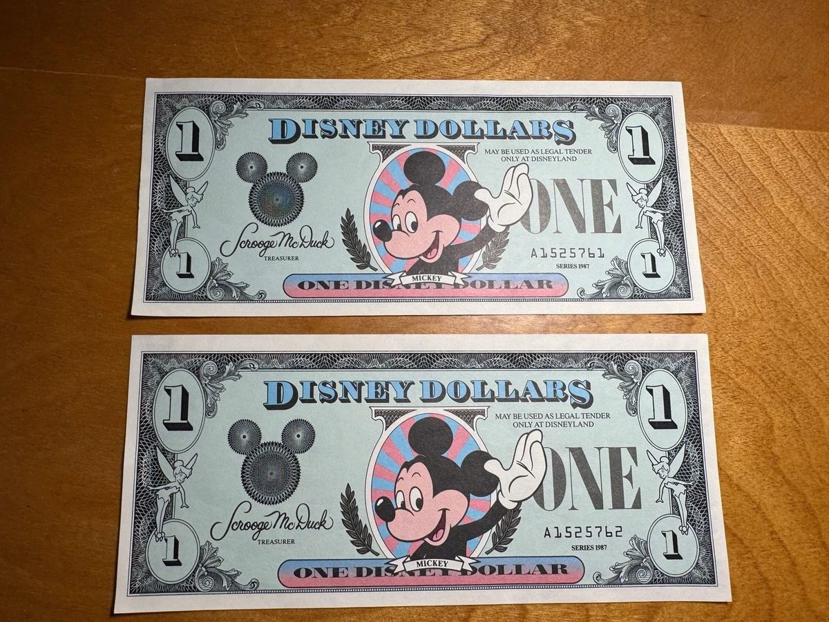 Disney Dollars 1987 for sale | eBay