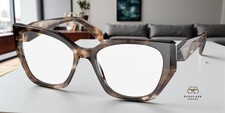 PRADA PR 18WV 07R1O1 Caramel Tortoise Demo Lens 52 mm Women's Eyeglasses