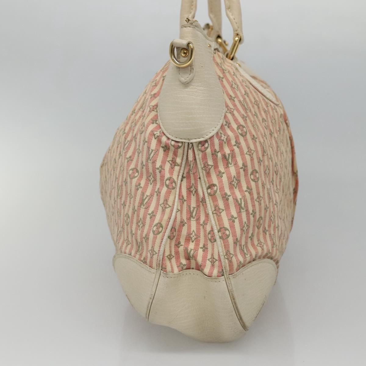 LOUIS VUITTON Mini Lin Marina GM Hand Bag Croisette 2way Pink