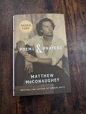 Matthew McConaughey SIGNED Poems & Prayers 20...