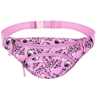 choco mocha Leopard Cat Pink Fanny Pack Pink ~ New with Tags