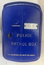Vintage 1900's GAMEWELL POLICE PATROL BOX STREET W/ TELEPHONE # 95