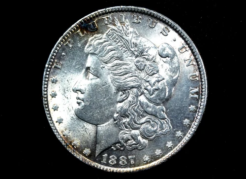 1887 Morgan Silver Dollar $1 Philadelphia Circulated US Coin