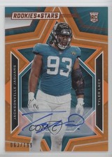 2023 Panini Rookies & Stars Orange Signatures 63/199 Tyler Lacy #190 Auto xu4