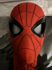 Spider Man Mask Cosplay Costume Moving Eyes Halloween Spiderman Avengers