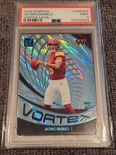 2024 Panini Donruss # VORJDA- Jayden Daniels RC Lava Vortex 10/10 PSA 9