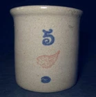 1985 Red Wing Mini 5 Gallon Crock Artists in the Park 2.5" tall