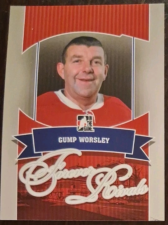 2012 - 2013 ITG Forever Rivals Gump Worsley Canadiens #22 Hockey Card
