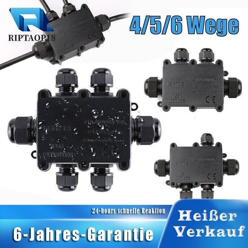 Wasserdichter Kabelverbinder 3-polig IP68 – Erdkabel T-Verteilerdose Für 3–12 Mm Kabel, Outdoor & Unterirdisch Wasserdichter Kabelverbinder 3-polig IP68 – Erdkabel T-Verteilerdose Für 3–12 Mm Kabel, Outdoor & Unterirdisch
