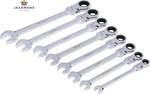 BlueSpot Tools Flexible Head Ratchet Set, 8 Piece - Image 5