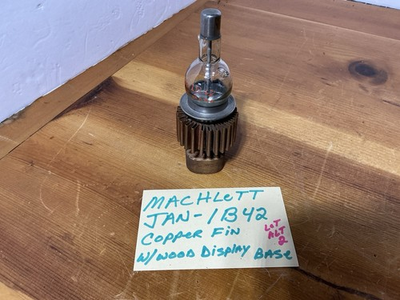 #ad Machlett JAN 1B42 Spark Gap VACUUM tube NOS D 170135 MICROWAVE RADAR Copper fins $59.99