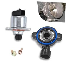 2 PCS Throttle Position Sensor and Idle Air Control Valve, Throttle Position