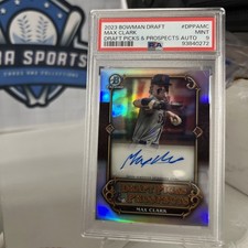 2023 Bowman Draft Max Clark Draft Picks Y Prospects Auto /99 #DPPAMC