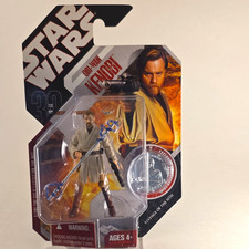 STAR WARS REVENGE OF THE SITH 30th ANNIVERSARY OBI-WAN KENOBI FIGURE COIN - New