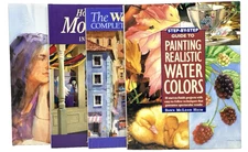 4-BOOK LOT: How to Paint Realistic Watercolors - Cassels, Hill, Stine, McLeod