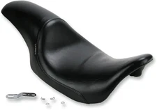 Le Pera Black Smooth Silhouette Full Seat for Harley Street Glide 08-23