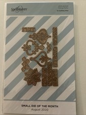 NEW Spellbinders Small Die Of The Month Aug 2020 SITTING PRETTY