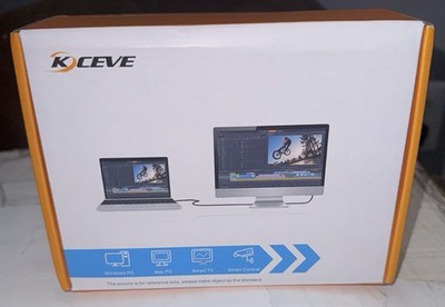 KCEVE HDMI USB KVM Switch Black 4K Video Display Windows Mac Smart TV Monitor
