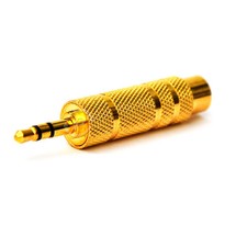 6.5mm 1/4" Female to 3.5mm 1/8" Male Headphones Speakers Audio Adapter Convertor