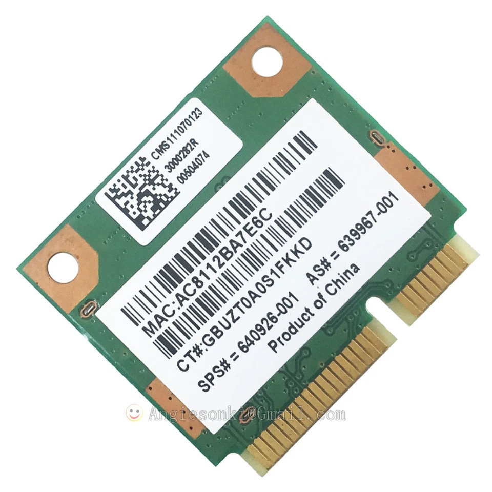 HP 4431S 4436S 4430S 4230S Realtek RTL8188CE Wireless WIFI WLAN card 640926-001 - Image 4 of 4