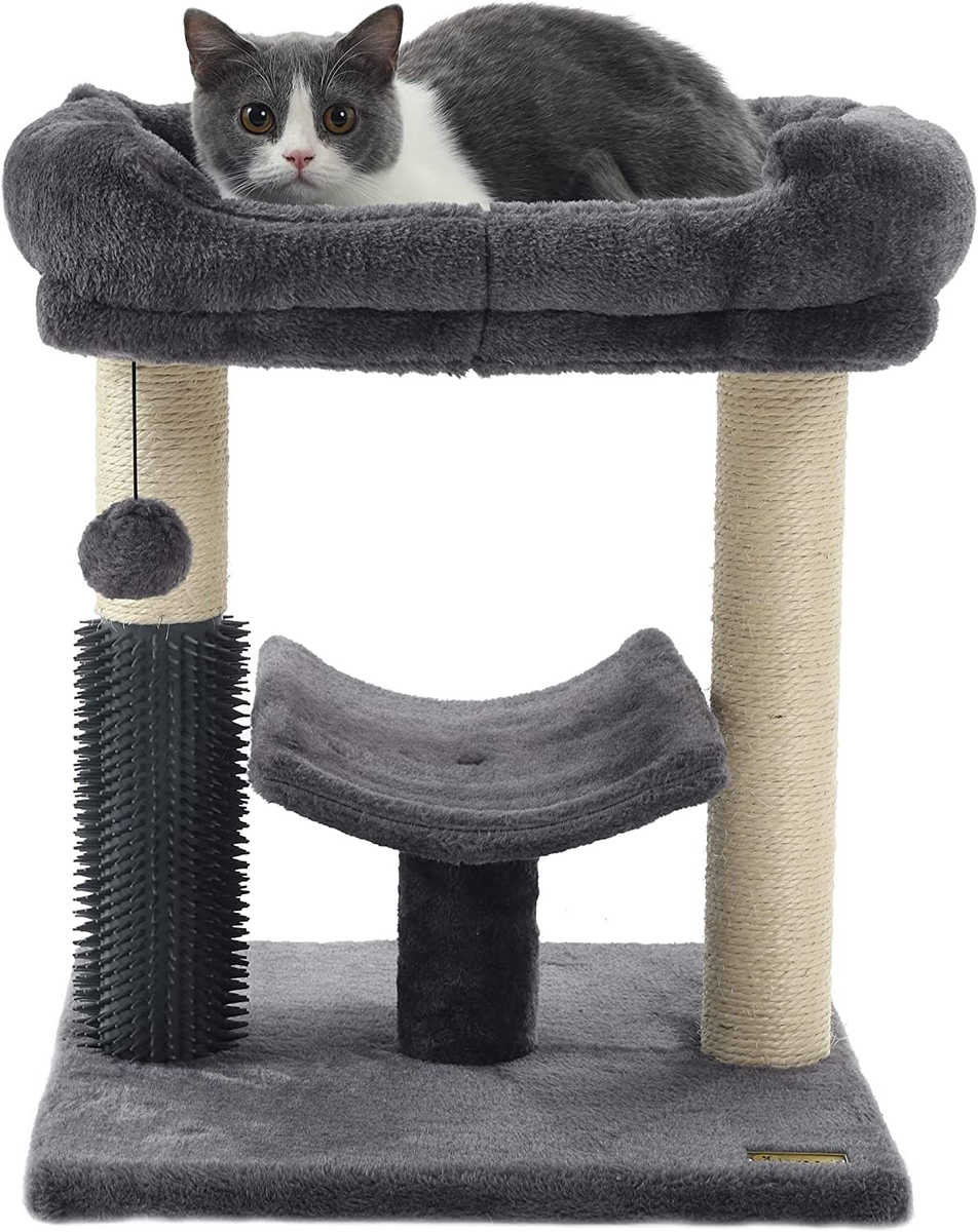 Cat Tree Tower,Cat Scratching Post for Indoor Cats,Featuring with