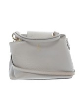 Vera Pelle Women Gray Leather Satchel One Size