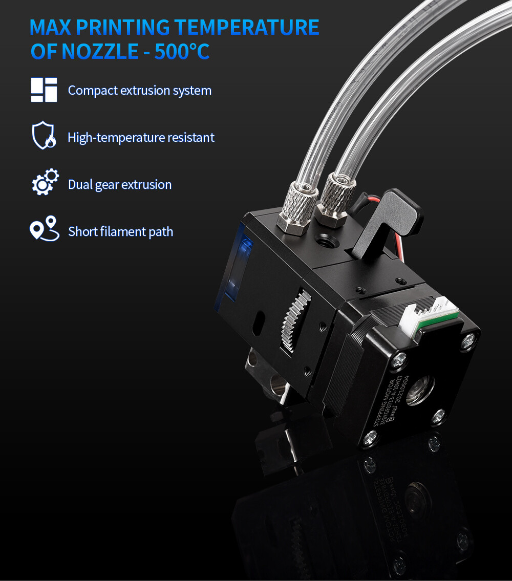 H2O Extruder Water Cooling Kit 24V Hotend Dual Drive Gear For Ender 3