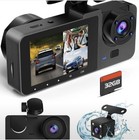 Dash Camera 1080p Front and Rear Inside 4K  Night Vision 24 Hours Recording