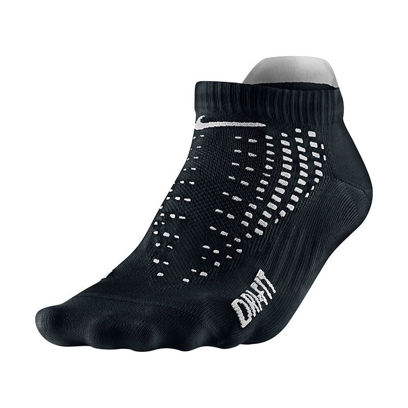 Nike Anti Blister No Show Running Socks UK EUR 42 38 Black