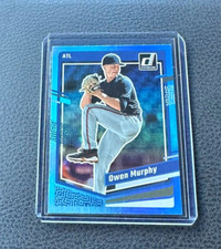 2023 Panini Donruss Owen Murphy Carolina Blue Holo Parallel