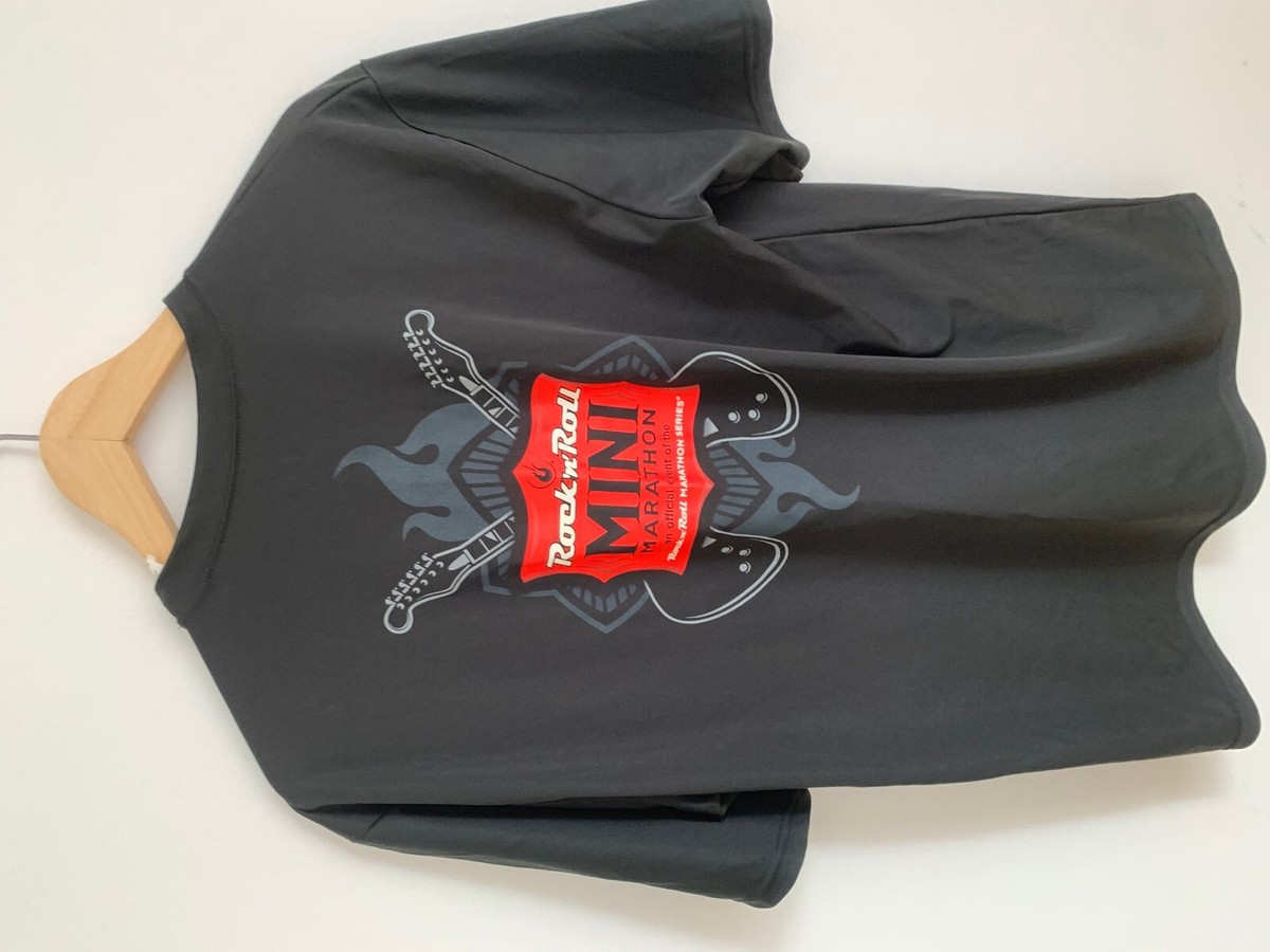 mens T- shirt Black Large Rock'n' Mini marathon , RN # 38997 | eBay