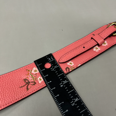 coach floral strap