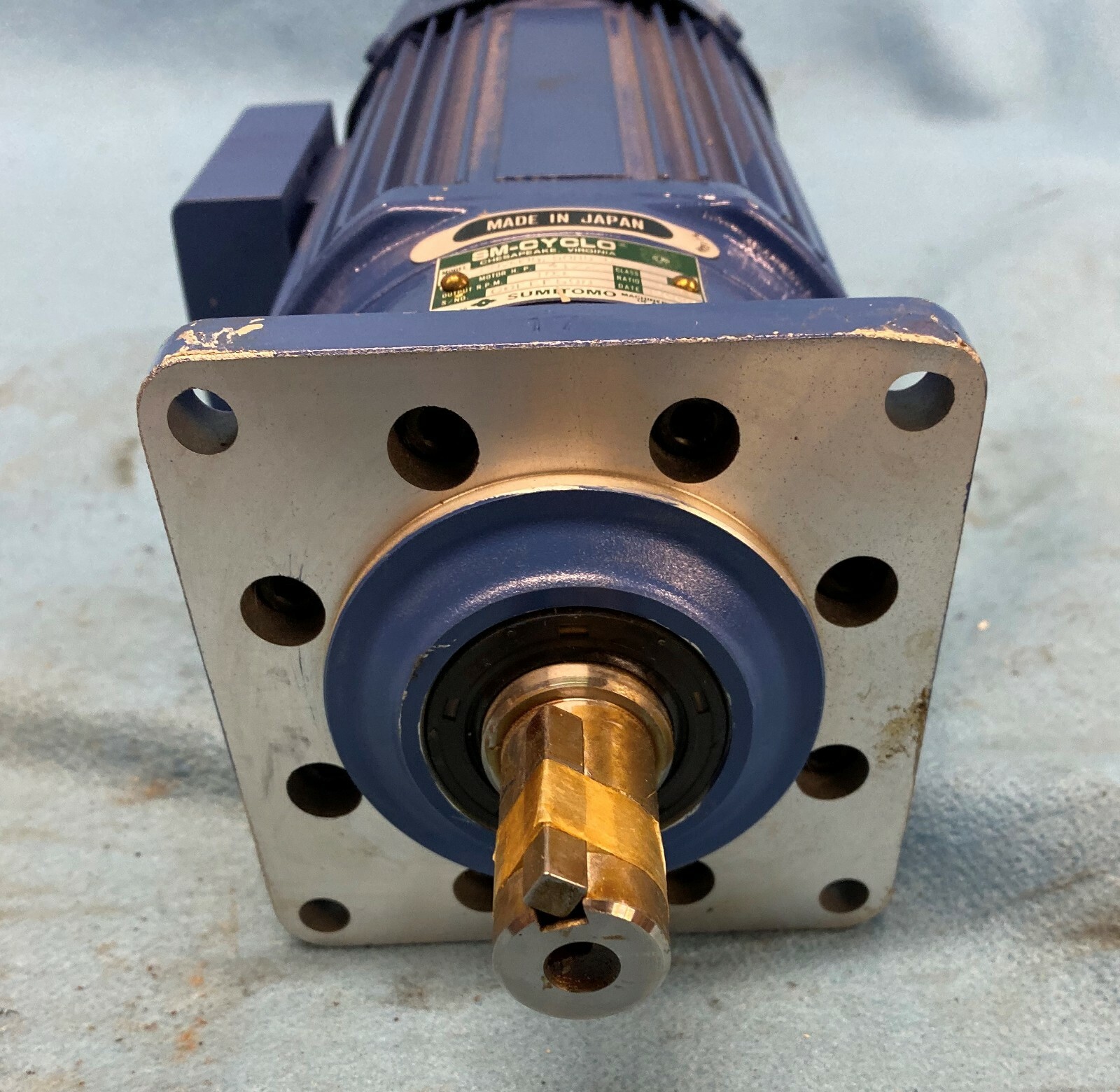 CYCLO CNVM05-5085-GEAR MOTOR B-17,1/2 HP RATIO 17:1, RPM 1700, 200V