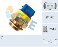 FAE 37580 Temperaturschalter, KüHlerlüFter For CitroËN Fiat Peugeot