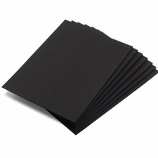 A3 Black Card Large Thick 270gsm Sheets Craft Card Recycled Art Mount Stock